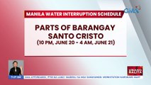 Manila Water Interruption Schedule | UB