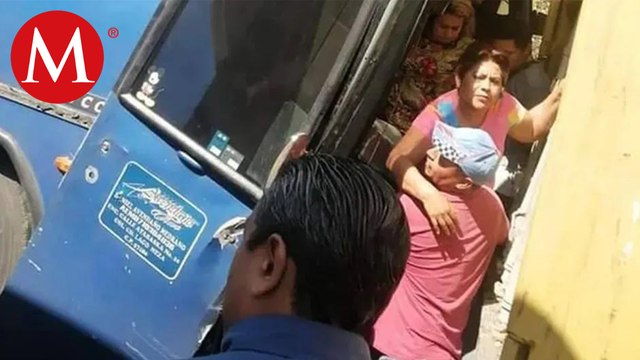 Autobús de pasajeros se ve involucrado en un accidente, dejando 4 heridos en Veracruz