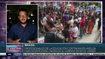 Brasil: Docentes prosiguen huelga para exigir al gobierno mejoras laborales