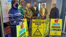 Protesters against the Hunter Gas Pipeline crashed the NSW Nationals annual general conference - Northern Daily Leader - 16/6/23