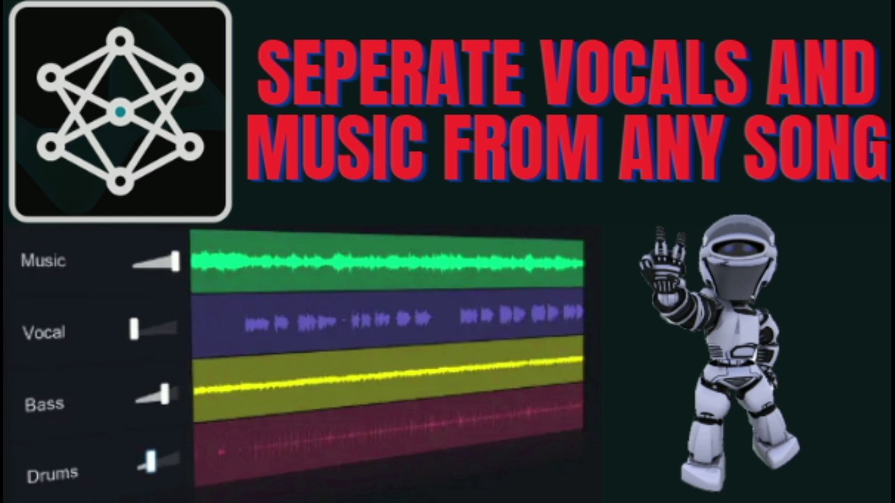 Separate Vocals And Music Fromm any Song Or Voi...