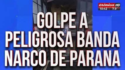 Desbaratan una banda narco de Paraná
