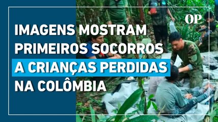 Crianças perdidas na Colômbia recebem primeiros socorros em Bogotá