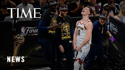 In Frantic Match, Denver Nuggets Overcome Miami Heat to Take Home 1st NBA Title