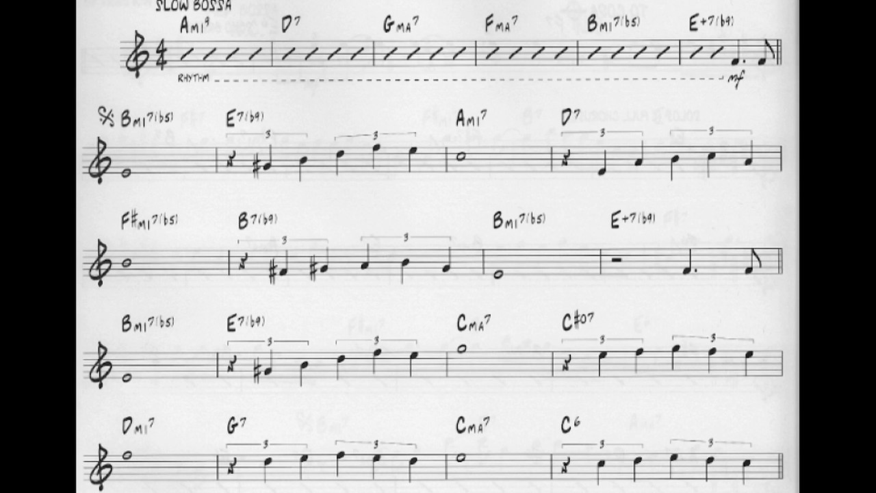 Petite fleur (partition, sheet music)