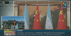 Presidenta de Honduras fomenta relaciones diplomáticas con China