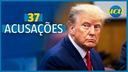 Trump comparece à Justiça por acusação sobre documentos secretos