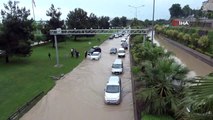 Samsun est à nouveau inondé : l'autoroute s'est transformée en lac