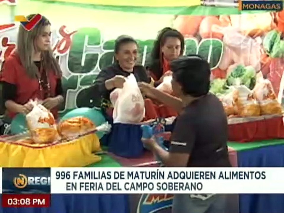 Monagas | Feria del Campo Soberano benefició a 996 familias de Maturín