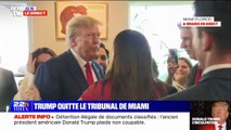 Inculpation de Donald Trump: l'ancien président fait une halte dans un restaurant de Miami à la rencontre de ses supporters