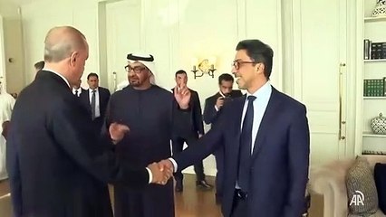 Cumhurbaşkanı Erdoğan Manchester City'nin sahibi ile tanıştı! Erdoğan'ın tepkisi gündem oldu