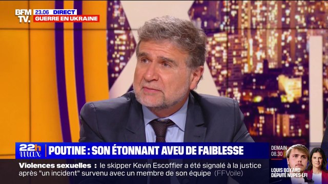 Guerre en Ukraine: Il est étonnant de voir le chef du Kremlin qui reconnaît que les frontières russes n'ont pas été bien protégées , pour Ulysse Gosset