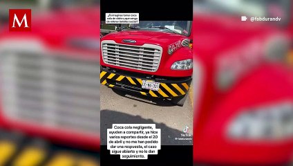 Usuaria de TikTok exhibe a repartidor de Coca Cola por rellenar botellas sucias