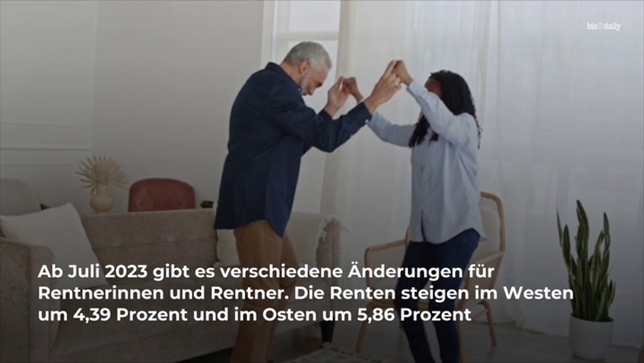 Rente: Diese Änderungen kommen ab 1. Juli