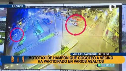 Identifican mototaxi utilizada por cogotero serial en Villa El Salvador: usaría vehículo alquilado