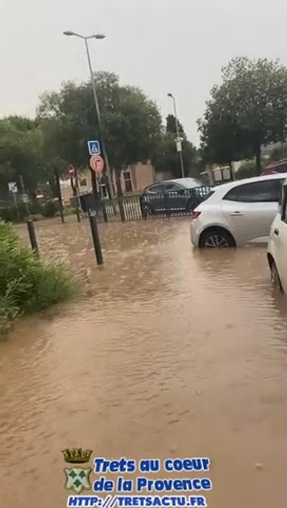 Grosses inondations sur TRETS Partie1 -  13JUIN...