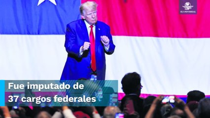 Trump queda en libertad; se declaró no culpable por manejo de documentos clasificados