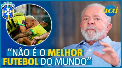 Lula critica atual momento do futebol brasileiro