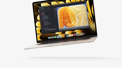 MacBook Air with a 15-inch Liquid Retina display