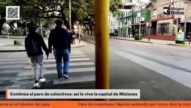 El paro nacional de colectivos urbanos tuvo un acatamiento total en Posadas