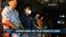 Penangkapan 60 Lansia saat Polisi Grebek Rumah Judi di Sawah Besar