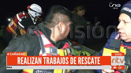 Improvisan muros de contención para inundaciones en 4 cañadas