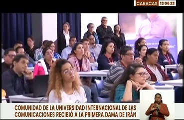 Primera Dama de Irán habló sobre los antivalores del capitalismo en la UICOM