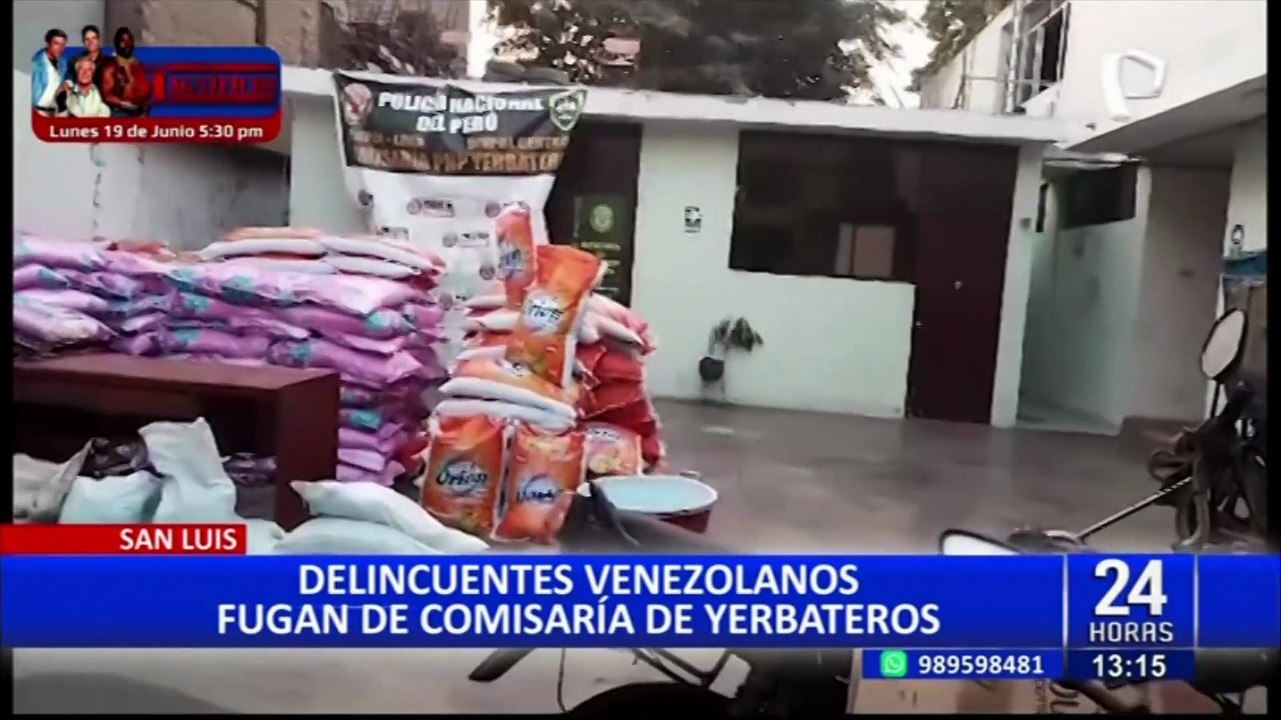 Capturan a uno de los delincuentes prófugos de la Comisaría de Yerbateros