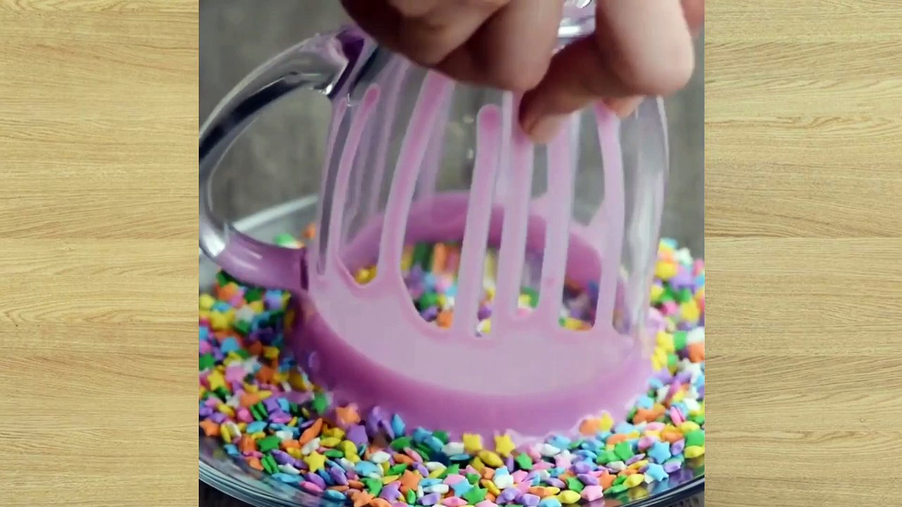 Unicorn Milkshake | Homemade DIY Starbucks Unicorn Frappuccino