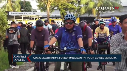 Download Video: Gowes Bersama Forkopimda, TNI-Polri, Perkuat Sinergitas di Kalimantan Selatan