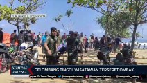 Gelombang Tinggi, Wisatawan Terseret Ombak di Pantai Watu Kodok Gunungkidul