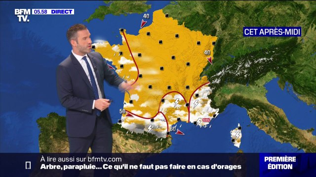 Des orages dans le sud de la France, du soleil partout ailleurs