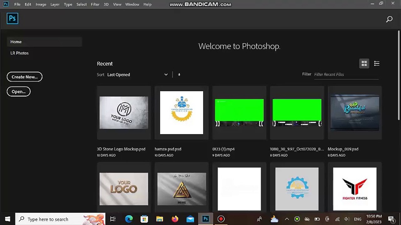 Creative logo design in Photoshop