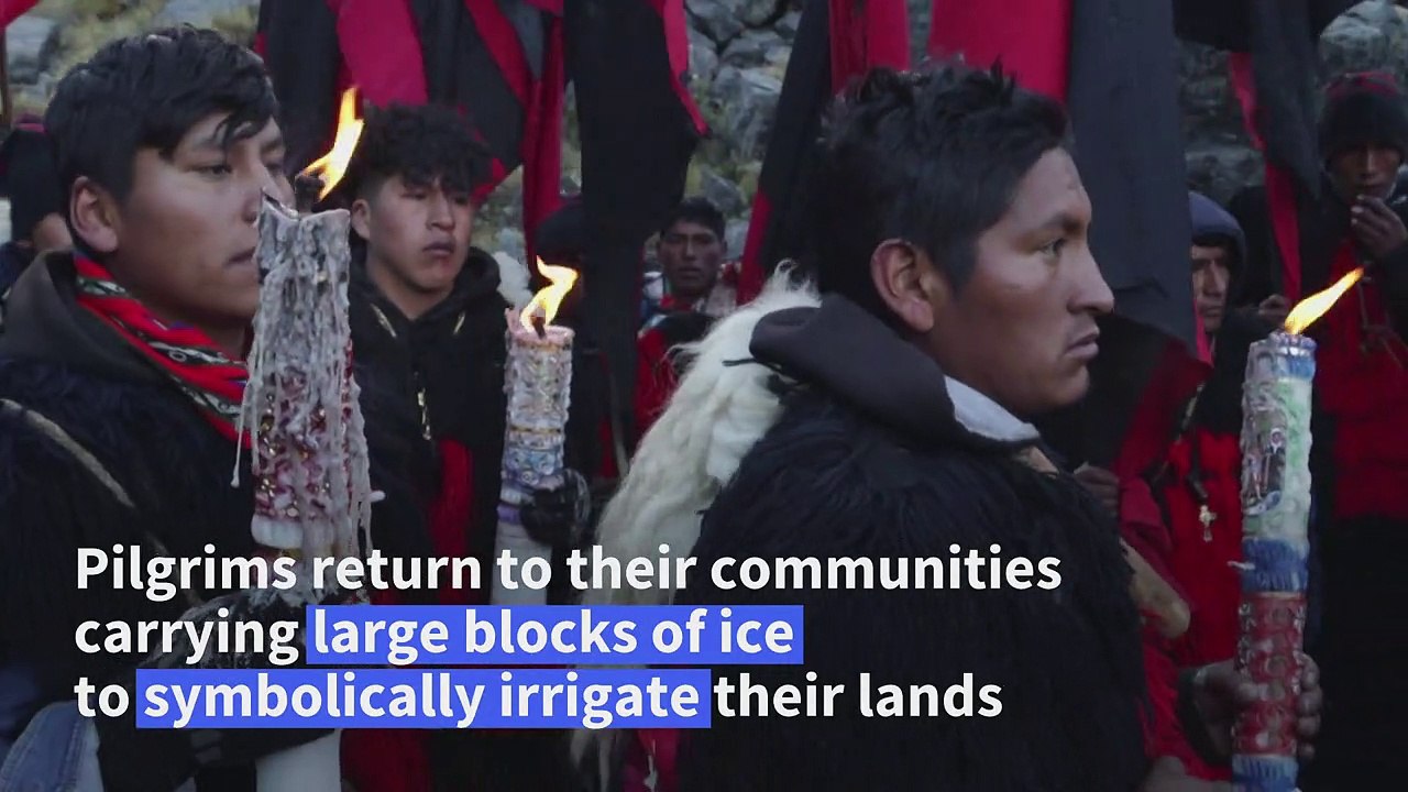Peruvians pray to Lord of Star Snow as glaciers shrink