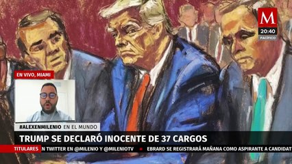 Trump salió de audiencia sin ninguna medida cautelar