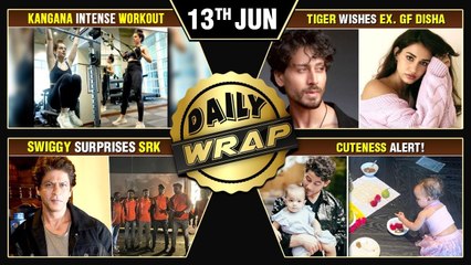 Kangana's Intense Workout | Tiger Wishes Ex-GF Disha | SRK Gets a Surprise From Swiggy | Top 10 News