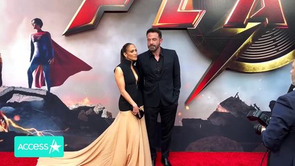 Jennifer Lopez & Ben Affleck KISS At DC's 'The Flash' Premiere