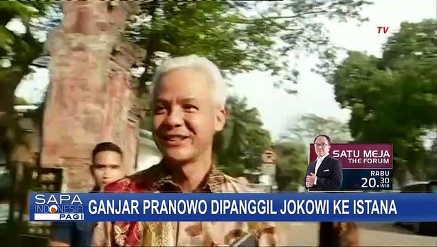 Ganjar Pranowo Dipanggil Jokowi ke Istana, Bahas Pengelolaan Candi Borobudur