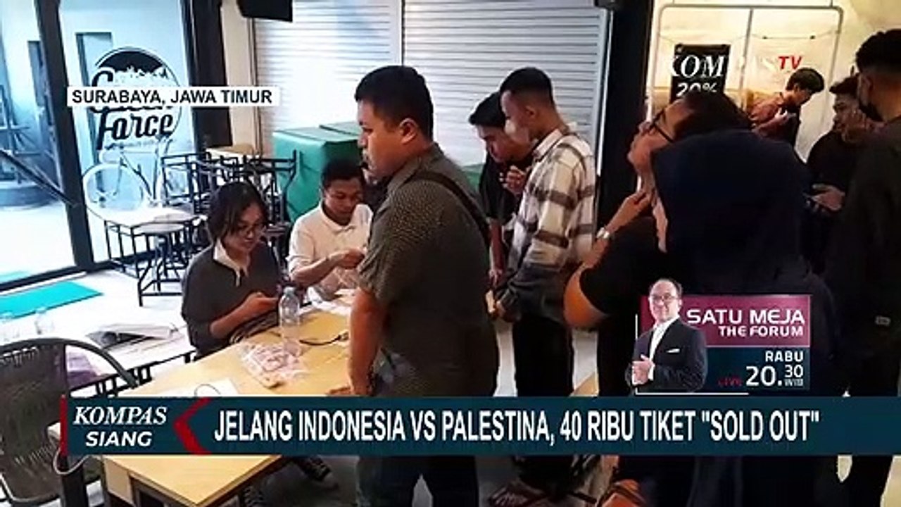 Antusiasme Warga Tukarkan Tiket Online Laga FIFA Matchday Indonesia Vs Palestina!