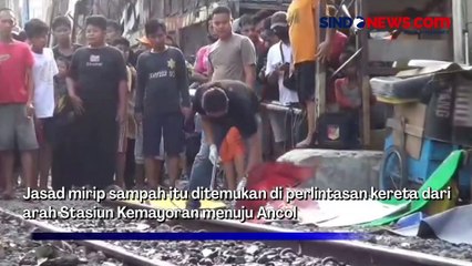 Pria Asal Pademangan Tersambar Kereta Api, Tubuhnya Hancur dan Terseret hingga 300 Meter