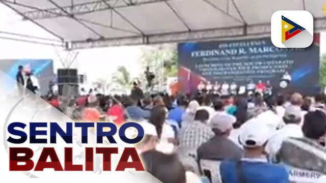 PBBM, pinangunahan ang paglulunsad ng Consolidated Rice Production and Mechanization Program sa South Cotabato