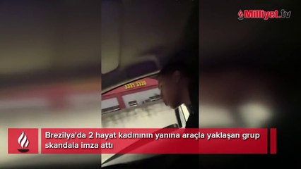 Araç camından aerosollü saldırı: 'Çok iyisin adamım'