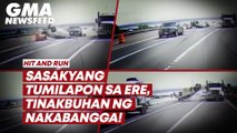 Sasakyang tumilapon sa ere, tinakbuhan ng nakabangga! | GMA News Feed