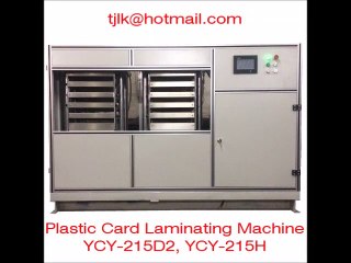 PVC card lamination machine YCY-215H