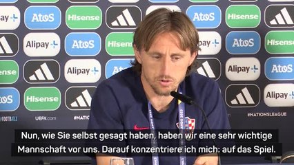 Modric zu Zukunft: "Konzentriere mich auf das Spiel"