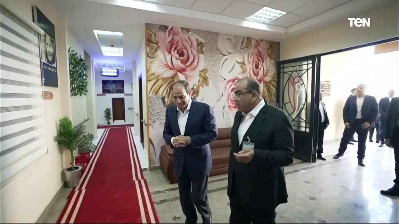 إحنا عايشين ببركاتكم ومتنسوناش بالدعوات.. الرئيس السيسي يطمئن على نزلاء دار المسنين بقرية الأبعادية