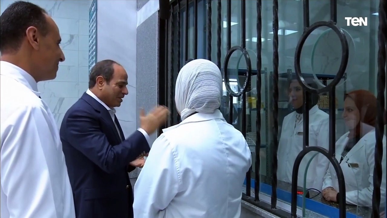 احنا بنعمل كل ده عشان نخدم الناس.. الرئيس السيسي خلال تفقده الوحدة الصحية بقرية "الأبعادية" بالبحيرة