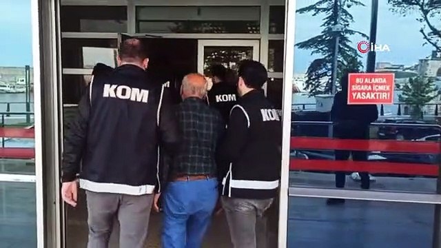 Zonguldak'ta tefeci operasyonunda gözaltına alınan 2 şüpheli adliyede