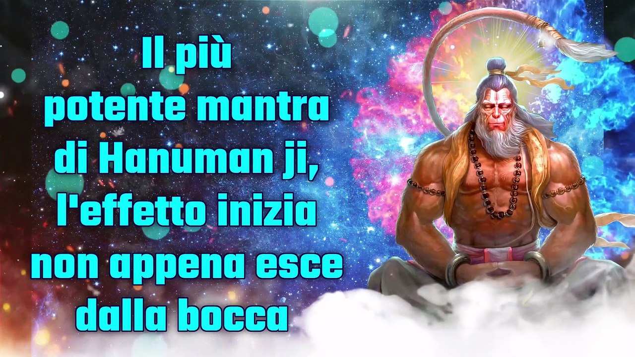 Il più potente mantra di Hanuman ji, l'effetto inizia non appena esce dalla bocca