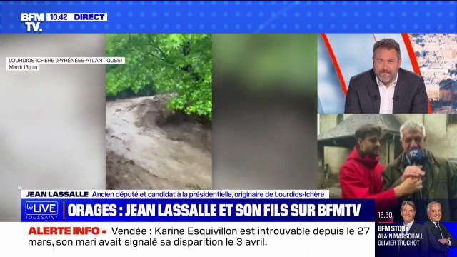 L'apocalypse : Jean Lassalle se souvient des intempéries qui ont touché son village des Pyrénées-Atlantiques en 1992